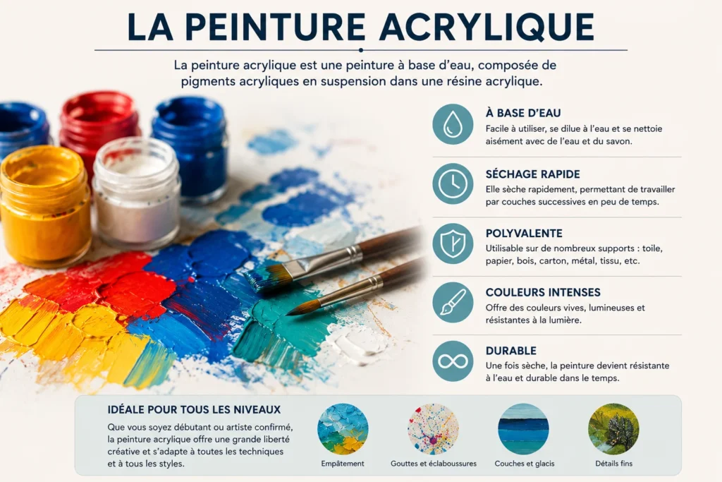 Peinture acrylique : pourquoi est-elle si populaire chez les artistes modernes ?