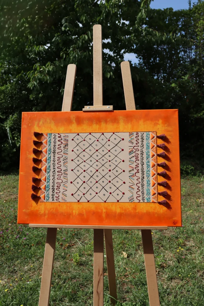 Tapis Berbère, détail